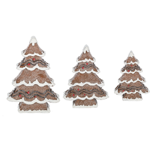 Gingerbread Tree Set (3pc set) by Ganz MX197358