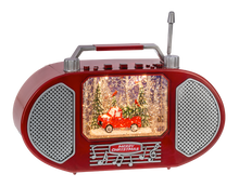 Load image into Gallery viewer, LED Light Up Shimmer Radio Figurine by Ganz MX197654