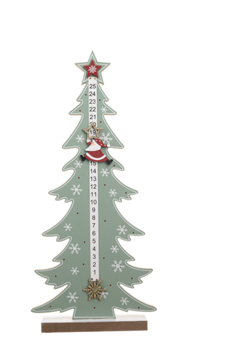 Tree w/ Santa Countdown Calendar by Ganz MX199956