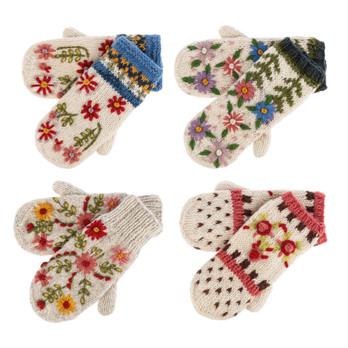 Embroidered Mitten Pairs by Ganz MX200260