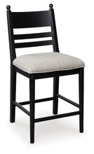 Load image into Gallery viewer, Greddinton Upholstered Counter Height Bar Stool by Ashley Furniture PCD824-724 Black