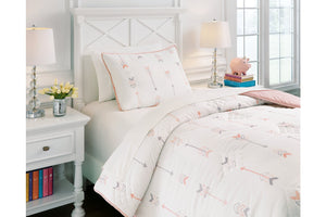 Lexann Twin Comforter Set by Ashley Furniture Q901001T