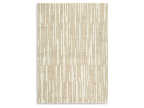 Ardenville Washable 5'x7' Rug by Ashley Furniture R406212 Tan/Cream