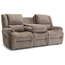 Load image into Gallery viewer, Genet Manual Reclining Space Saver Sofa w/ Table by Best Home Furnishings S960RA4 22256 Espresso