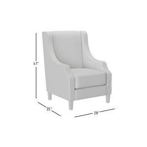 Sanders Accent Chair by Jofran SANDERS-CH-GREY