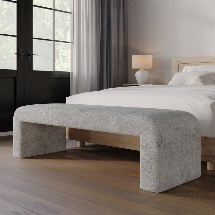 Sophia Large Bench by Jofran SOPHIA-BN-LGGRY Grey