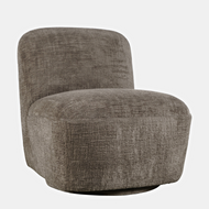 Josie Swivel Accent Chair by Jofran JOSIE-SW-MINK