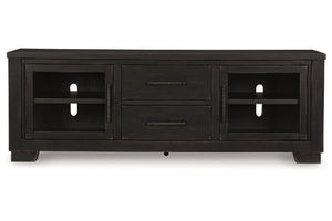 Gallidan 80" TV Stand by Ashley Furniture W841-168 Black