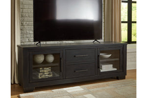 Gallidan 80" TV Stand by Ashley Furniture W841-168 Black