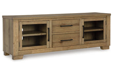 Load image into Gallery viewer, Gallidan 80&quot; TV Stand by Ashley Furniture W841-68 Light Brown