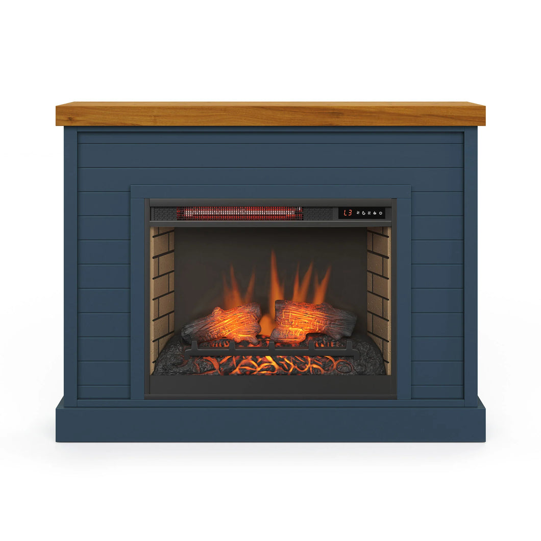 Washington Fireplace Mantel by Legends Furniture WA5111.BWK Denim/Whiskey