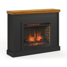 Load image into Gallery viewer, Washington Fireplace Mantel by Legends Furniture WA5112.SWK Black/Whiskey