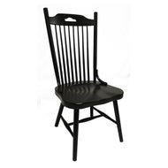 Windswept Shores Farmhouse Side Chair by Tennessee Enterprises WS001B Black Discontinued
