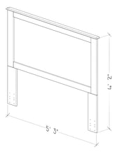 Load image into Gallery viewer, Essential Q/F Panel Headboard by Perdue 15036 Aspen Oak
