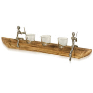 Canoe Tea Light Tandem by StyleCraft AI51138