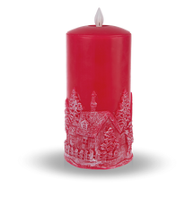 Load image into Gallery viewer, Holiday Themed LED Wax Pillar Candle by Ganz ARDX1481