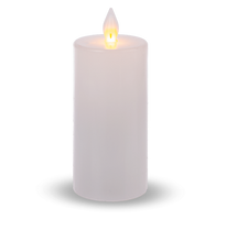 Load image into Gallery viewer, White Wax LED Pillar Candle by Ganz ARDX1486