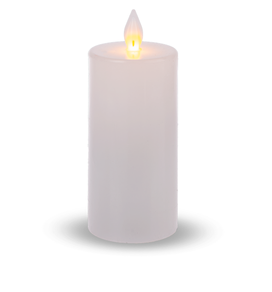 White Wax LED Pillar Candle by Ganz ARDX1486