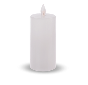 White Wax LED Pillar Candle by Ganz ARDX1486