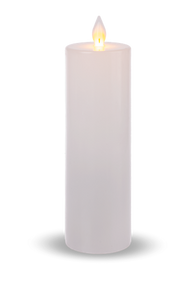 White Wax LED Pillar Candle by Ganz ARDX1487