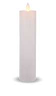White Wax LED Pillar Candle by Ganz ARDX1488