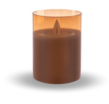 Load image into Gallery viewer, Flameless LED Candle in Gold Glass by Ganz ARG1402