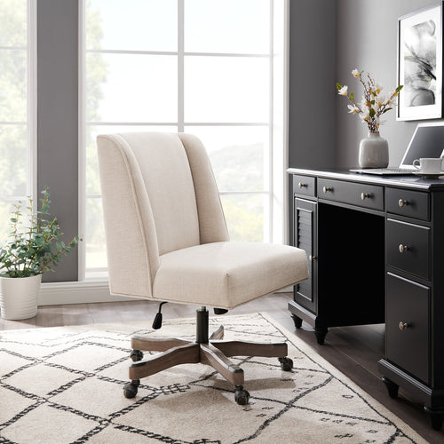 Draper Natural Office Chair by Linon/Powell 178404NAT01U