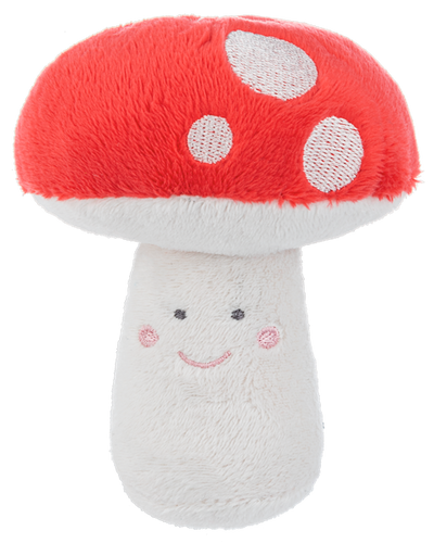 Mushroom Squeaker Rattle by Ganz BG4612