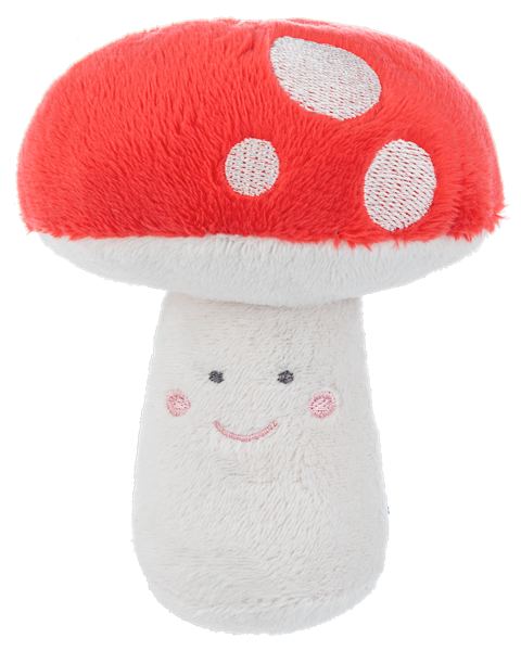 Mushroom Squeaker Rattle by Ganz BG4612