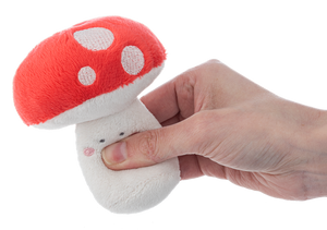 Mushroom Squeaker Rattle by Ganz BG4612