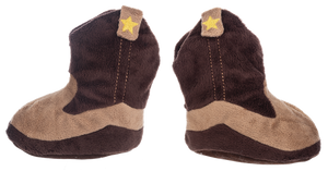 Cowboy Boot Baby Slippers by Ganz BG4642