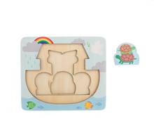 Load image into Gallery viewer, Wooden Noah&#39;s Ark Layered Puzzle by Ganz BGIN10573