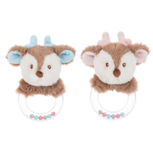 Load image into Gallery viewer, Flurry Reindeer Ring Rattles by Ganz BGX11964