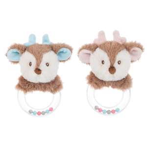 Flurry Reindeer Ring Rattles by Ganz BGX11964