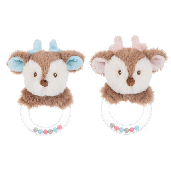 Flurry Reindeer Ring Rattles by Ganz BGX11964