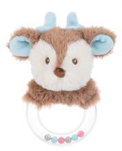 Load image into Gallery viewer, Flurry Reindeer Ring Rattles by Ganz BGX11964