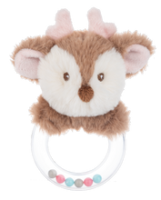 Load image into Gallery viewer, Flurry Reindeer Ring Rattles by Ganz BGX11964