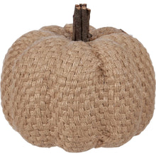 Load image into Gallery viewer, Burlap Pumpkin by OneCoast 114728