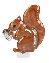 Load image into Gallery viewer, Squirrel with Acorn Night Light by Ganz CA185543