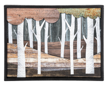 Load image into Gallery viewer, Wood Slat Fall Scene Wall Decor by Ganz CA186614