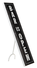 Load image into Gallery viewer, &quot;Bar is Open&quot; Or &quot;Cheers&quot; Tabletop Signs with Easels by Ganz CB176025