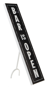 "Bar is Open" Or "Cheers" Tabletop Signs with Easels by Ganz CB176025