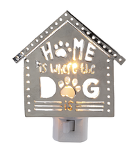 Load image into Gallery viewer, &quot;Home is Where the Dog is&quot; Night Light by Ganz CB176085
