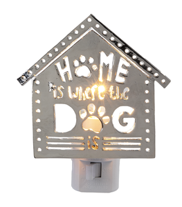 "Home is Where the Dog is" Night Light by Ganz CB176085