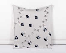 Load image into Gallery viewer, Paw Print Knit Throw by Ganz CB176096
