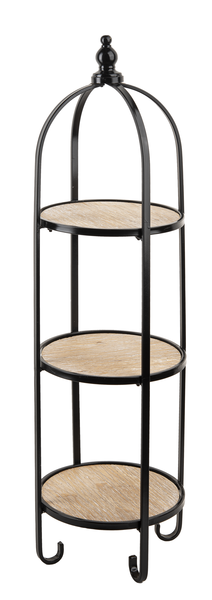 Black Round Three Tier Plant Stand by Ganz CB178141 – Coen's Home  Furnishings