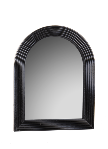 Black Arch Wall Mirror by Ganz CB178288