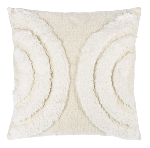 Ivory Textured Arch Pillow by Ganz CB178695