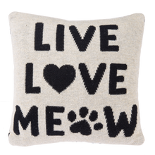 Load image into Gallery viewer, Cat Lover Knit Accent Pillow by Ganz CB179094