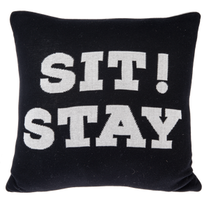 "Sit! Stay" Knit Pillow by Ganz CB179132